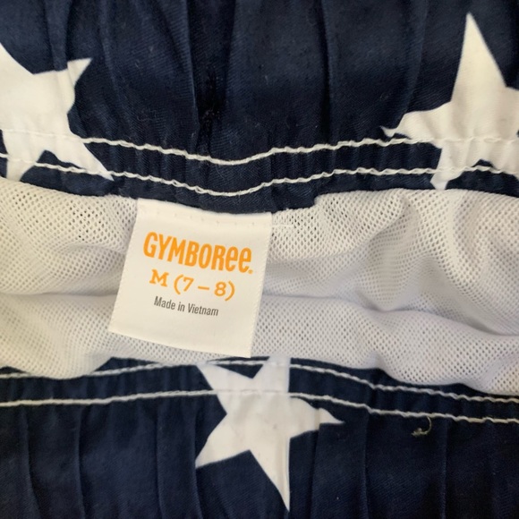 Gymboree Stars and Stripes swim trunks Sz 7-8 - Picture 5 of 5